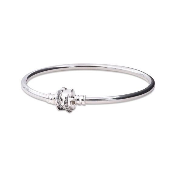 Pandora Jewelry - Pandora Moments Sparkling Shooting Star Clasp Bangle